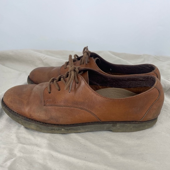 Rockport Vintage Leather Lace-Up Shoes Tan Brown Classic Loafer Dress Women’s 7 - Picture 2 of 8